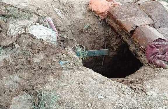 جوزجان‌ده بیر آته و اۉغیل قودوققه توشیب کېتیب جان بېردی