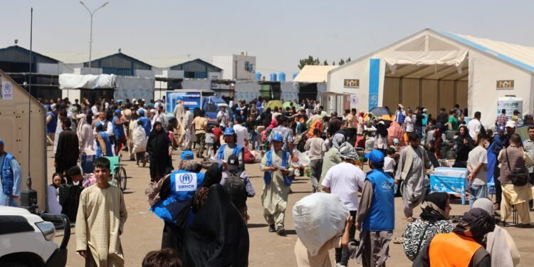 یوناما: افغانستان‌ده کینگ کولمده مهاجرلر قیتیشی کۉپلب باسیم‌لرنی اۉرته‌گه آلیب کېلگن