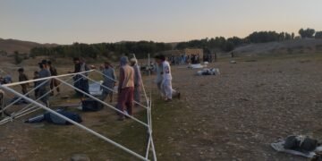 غورده اۉنلب عایله طالبان بویوروغی بیلن جبری کۉچیریلماقده