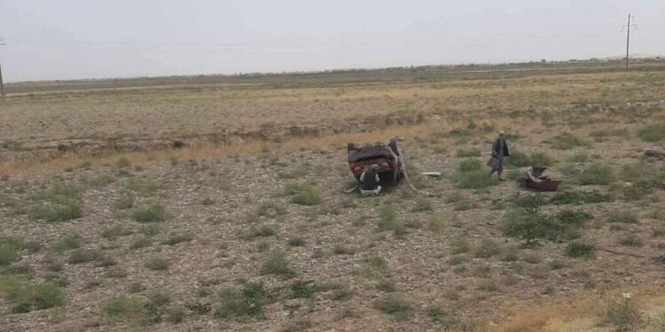 فاریاب‎‌ده ترافیکی حادثه؛ عیاللر شامل ۷ کیشی اۉلیب و یره‎‌لنگن