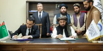 طالبان و تورکمنستان آره‌سیده بیش میلیون دالر ارزش‌گه ایگه شرطنامه امضالندی