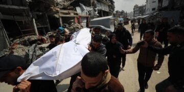 غزه‌ده اسراییل هجوملری نتیجه‌سیده قربان بۉلگنلر سانی ۵۷ مینگ کیشی‌دن آشدی