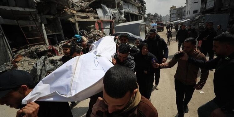 غزهده اسراییل هجوملری نتیجهسیده قربان بۉلگنلر سانی ۵۷ مینگ کیشیدن آشدی