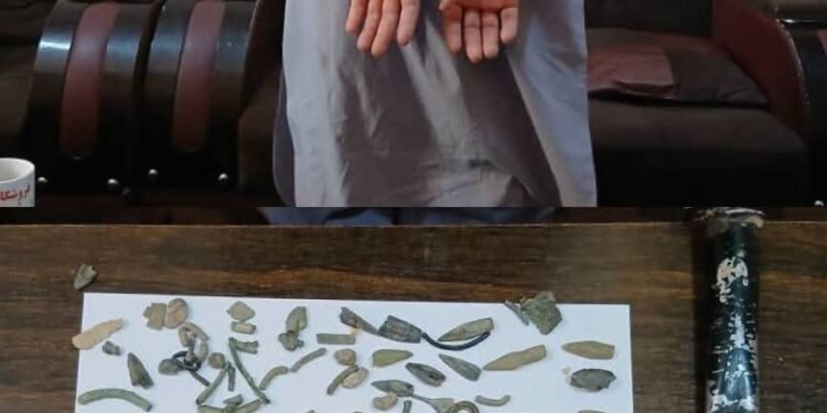 فاریاب‌ده ایکی کیشی ناقانونی قازیش عیبلاوی بیلن حبسگه آلیندی