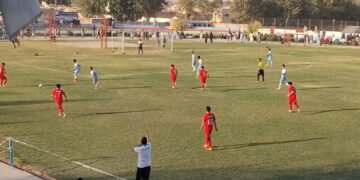 قندوز افغانستان تورلی حدودلری فوتبال جماعه‌لری مسابقه‌لریدن میزبان‌لیک قیلماقده