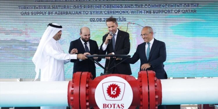 تورکیهدن سوریهگه گاز انتقال بېریش لایحهسی ایشگه توشیریلدی