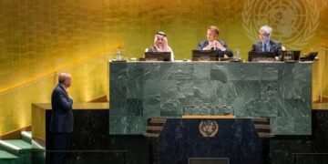 بیرلشکن ملتلر تشکیلاتی ییغینی؛ فلسطین احوالی تیزلیک بیلن یکونلنیشی‌ کوچلی تاکیدلنماقده