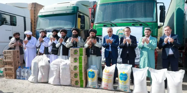 افغانستان‌ده زلزله‌دن زیان کۉرگنلر احوالی‌گه ییتیشیش اوچون اۉزبېکستان یاردمی طالبان‌گه تاپشیریلدی