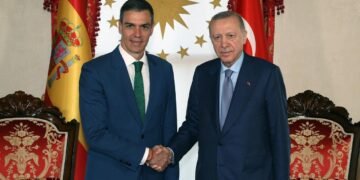 تورکیه و اسپانیا دولت رهبرلری ایکی تامانلمه مناسبت‌لر و غزه احوالی حقیده صحبت‌لشدی