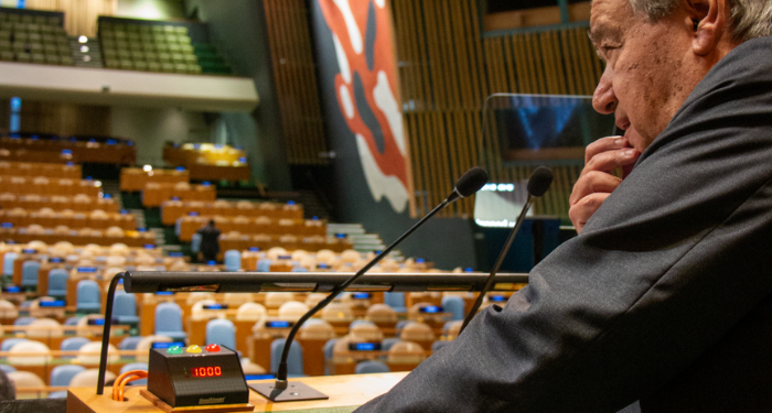 دنیا رهبرلریگه گوتریش تکلیفی؛ فلسطین اوچون ایکی دولتلیک ریجه عملگه آشیریلسین