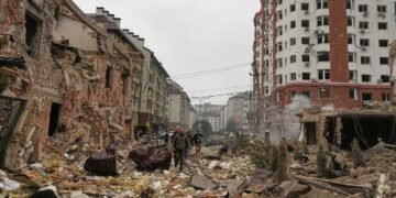 اوکراین‌ده روسیه هجوملری نتیجه‌سیده ۴ کیشی جان بېریب و کمیده ۷۰ کیشی یره‎‌لندی