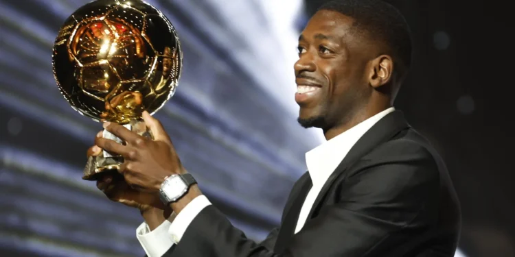 فوتبال عالمی یولدوزلری؛ عثمان دمبله آلتین توپ ساورینداری بۉلدی