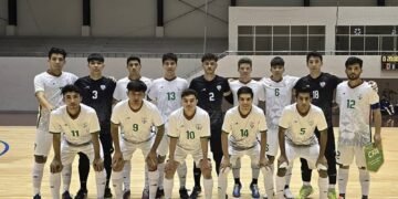افغانستان ۱۷ یاشگچه فوتسال جماعهسی چیننی مغلوب قیلیب یریم فینالگه چیقدی