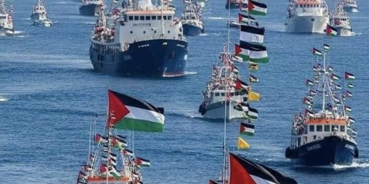 صمود کاروانی تۉختهتیلیشی؛ اسراییل کوچلری اینگ سونگی کیمهنی هم تۉختهتدی