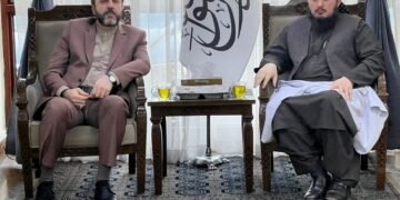 ایران حکومتی وکیلی طالبان بیلن سوو و چیگره مسالهلری بۉییچه مذاکره اۉتکزیش مقصدیده کابل کېلدی