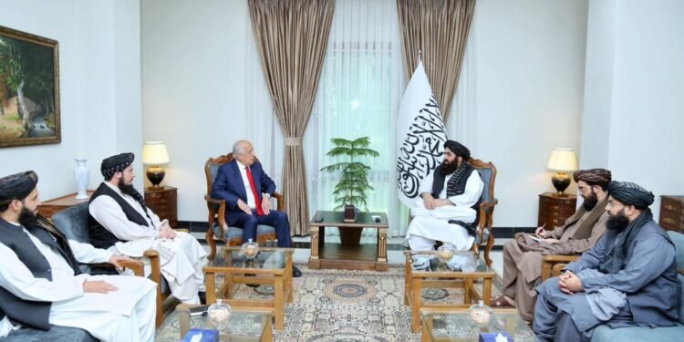 طالبان تشقی ایشلر وزیری زلمی خلیلزاد بیلن اوچرهشدی