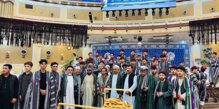 مزارشریف شهریده تیل بیرهمی مناسبتی بیلن احتفال اۉتکزیلدی