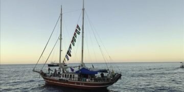 صمود کاروانی غزه‌گه یقین‌لشگنی خبر قیلیندی