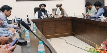 طالبان نینگ تجارت وزیری، هندستان تشقی ایشلر وزیری بیلن تجارتنی مستحکملش یۉللرینی بحث قیلدی