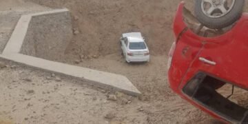 غزنی‌ده ترافیکی حادثه‌ده تۉرت کیشی اۉلیب و یره‌لندی