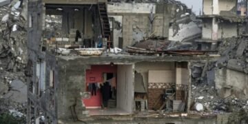 غزه شهریده بنا نینگ قولب توشیشی عاقبتیده تۉرت کیشی هلاک بۉلدی