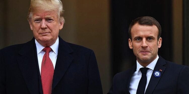 ترامپ فرانسه‌نی 200 فایزلیک تعرفه جاري اېتیش بیلن تهدید قیلدی