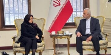 بیرلشگن ملتلر تشکیلاتی باش کاتبی‌نینگ اۉرین‌باسری کابل‌ده ایران اېلچیسی بیلن اوچره‌شدی