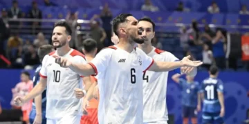 افغانستان فوتسال ملي جماعه‌سی بوگون اۉرتاقلیک اوچره‌شوویده ویتنام برابریده چیقه‌دی