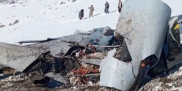 میدان وردک ولایتیده بیر پهپاد  قولب توشدی