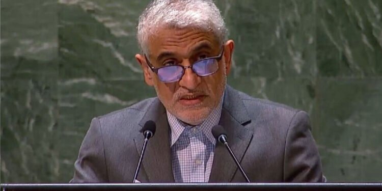 ایران نمایندهسینینگ گوتریشگه مکتوبی: کېچ بۉلیشیدن آلدین چاره کۉرینگ