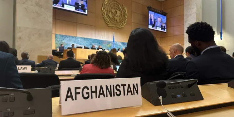 انسان حقلری کېنگشیده افغانستان حقیده بۉلگن ییغین باشلندی