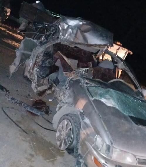 بلخ‌ده یوز بېرگن ترافیک حادثه‌ده تۉرت کیشی جان بېردی