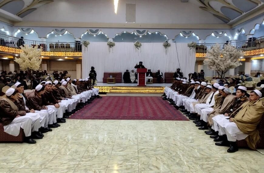 سمنگان ولایتیده ۷۵ یاش جفت‌لیک‌نینگ تۉپلم تۉی مراسمی اۉتکزیلدی