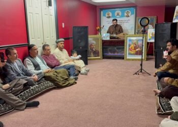 امریکانینگ فیلادلفیا شهریده نوایی و بابر حضرتلری‌نینگ توغیلگن کونیگه بغیشلب ییغین اۉتکزیلدی