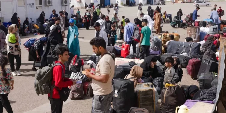 بیرلشگن ملتلر تشکیلاتی: ایران اوروشی افغانستانلیک مهاجرلر قیتیشی آشیشیگه سبب بۉلگن