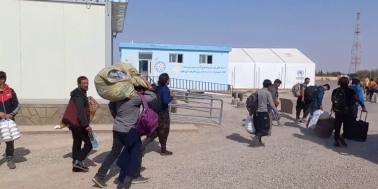 تیناوون ایران و پاکستاندن ۹۵ عایله چیقاریلیب افغانستانگه قیتریلگن