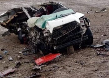 غزنی‌ده یوز بېرگن ترافیک حادثه‌ده بیر عایله‌‌نینگ آلتی اعضاسی جان بېرگن