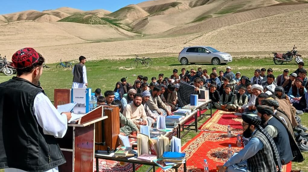 سرپل ولایتی‌نینگ بلغلی قیشلاغیده «کتابخوانلیک» مدني دستور اۉتکزیلدی