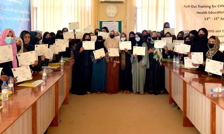 بلخ ولایتیده اۉنلب ساغلیق بۉلیمی خادملری اۉقیتیلگن