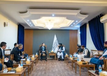 حقانی و چین اېلچیسی اوچره‌شیب ملاقات قیلدی