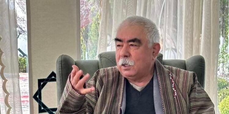 مارشال دوستم اندخوی‌ده معین آدملرگه طالبان تامانیدن تذکره ترقه‌تیلیشی تۉخته‌تیلیشینی سۉره‌دی