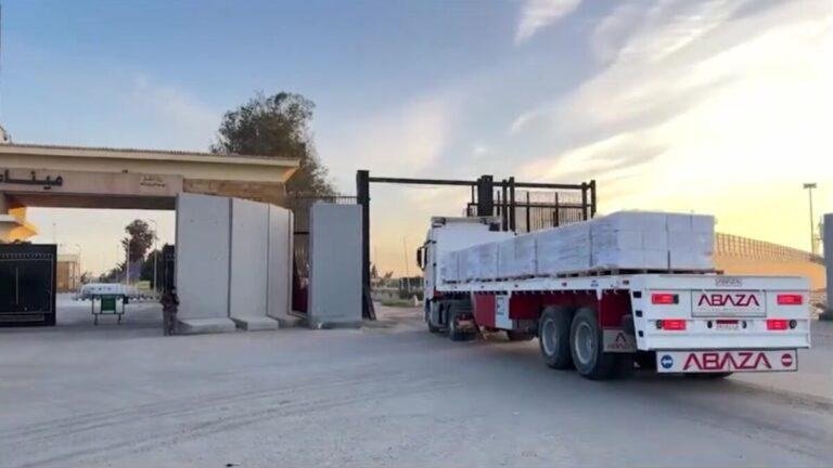 طالبان رسمی‌لری غزه گه ۵۳۰ تُن یاردم یوباریلگنیدن خبر بېردی