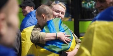 روسیه و اوکراین اۉرته‎‌سیده یوزلب حربی محبوس المه‌شیلدی