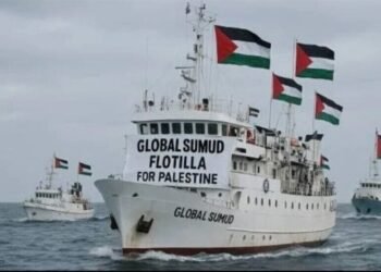 صمود دېنگیز کاروانی اسراییل حربی‌لری‌نینگ هجومیگه اوچره‌گن