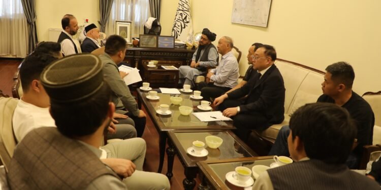 طالبلر کانلر وزیرلیگی:  اۉزبېکستان و چین تدبیرکارلری افغانستانده سرمایه کېریتیشگه قیزیقیش بیلدیرگن