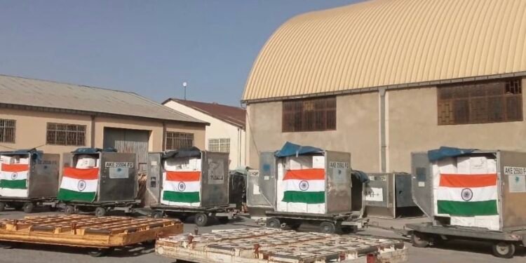 هندوستان بېش تُن دارو افغانستانگه یاردم بېردی