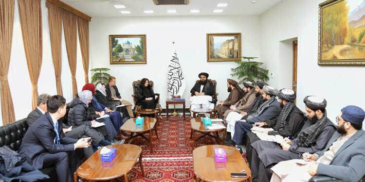 امیرخان متقی بیرلشگن ملتلر تشکیلاتی باش کاتبی اۉرین باسری بیلن صحبت‌لشدی