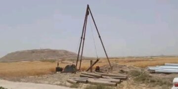 جوزجان ولایتیده ۲۵۰ مینگ دالر خرجت بیلن سوو یېتکزیش بیر ترماغی قوریلیش ایشی باشلنگن