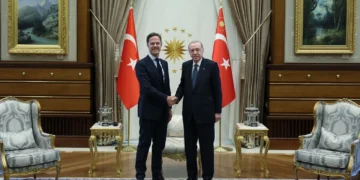 انقره‌ده ناتو ییغینی؛ اردوغان ناتو باش کاتبی بیلن اوچره‌شدی