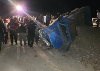 ایران جنوبیده افغانستانلیک مهاجرلر ترافیک حادثه‌سیگه اوچره‌دی